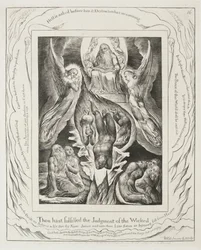 Le Livre de Job : Pl. 16, Tu as accompli le jugement des méchants, 1825