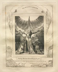 Le Livre de Job : Pl. 18, Et mon serviteur Job priera pour vous, 1825