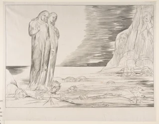 Le Cercle des Traîtres : Le Pied de Dante frappant Bocca degli Abbate, de l