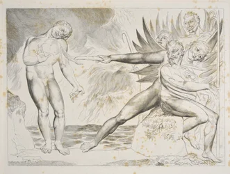 Le Cercle des Fonctionnaires Corrompus : Les Diables tourmentant Ciampolo, Enfer, Chant XXII, illustration de la 