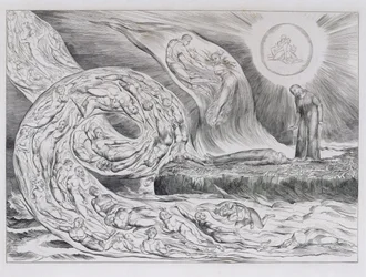 Le Cercle des Luxurieux, illustrations de la Divine Comédie de Dante