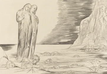 Le Cercle des Traîtres, le Pied de Dante Frappant Bocca degli Abbate