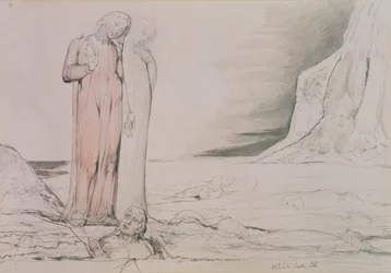 Le cercle des traîtres, illustration du Chant 32 de 