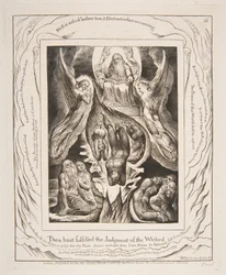 La Chute de Satan, des Illustrations du Livre de Job, 1825-26