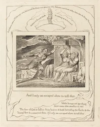 Les Messagers Annoncent à Job ses Malheurs, 1825