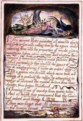 "Les anciens poètes...", illustration et texte de 