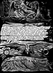 William Blake 1757-1827, mystique, poète, peintre et graveur anglais, 1804-1820