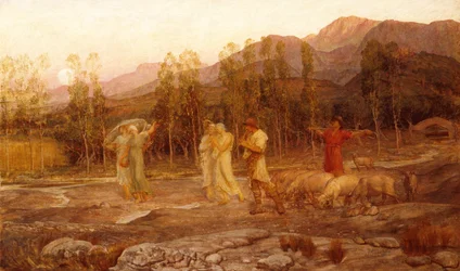 Un pastoral, un souvenir de la vallée de Sparte