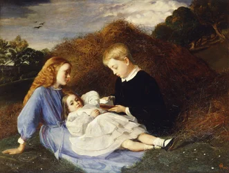 Amy, Dorothea et Hungerford Wren Hoskyns, 1863