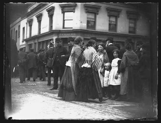 Coin de Custom House Street et Bute Street, Cardiff, 1892