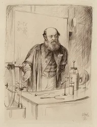 Peter Guthrie Tait, Professeur de Philosophie Naturelle (gravure)