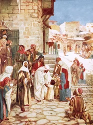 Jésus bénissant les petits enfants