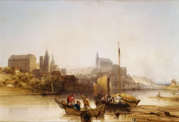 Blois sur la Loire, 1840