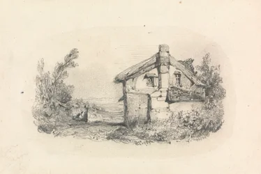 Cottage dans un paysage