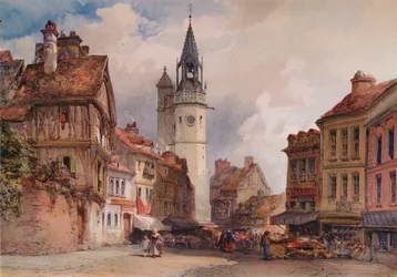 Évreux, vers 1855