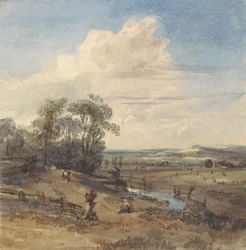 Paysage après Wynants (au Louvre)