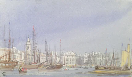 Marseille, Navigation dans le Port Intérieur, 28 juillet 1836