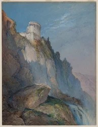 Le Temple de Vesta et les chutes de Tivoli