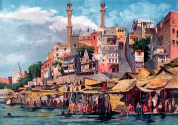 Bénarès, Inde, 1857