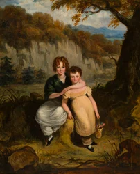 Portrait de Sir Thomas Moncrieffe Bt. et sa sœur enfants