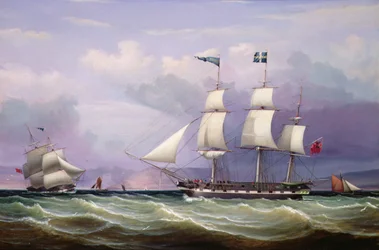 Navire Helen de 330 tonnes, construit à Greenock en 1819