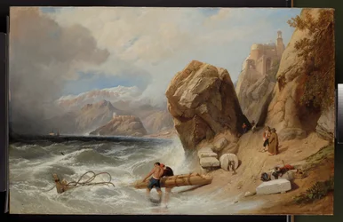 Scène côtière près de Gênes, 1846