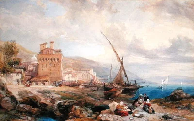 Golfe de Salerne, c.1840