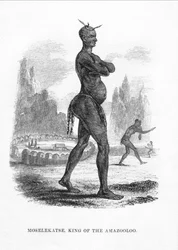 Moselekatse roi des Amazoulous, 1852