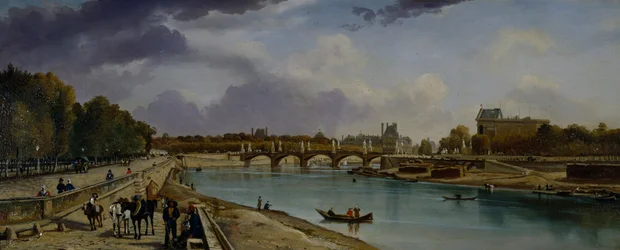 La Seine en aval de Paris, vers 1825-1835