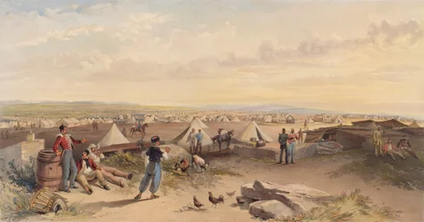 Camp de la 4e division, 15 juillet 1855