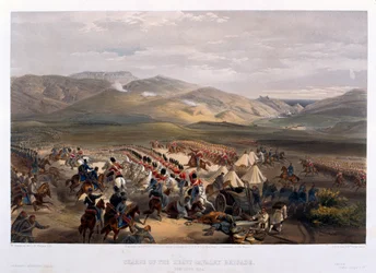 Charge de la brigade lourde à la bataille de Balaklava, 1854