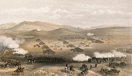 Charge de la brigade de cavalerie légère, 25 octobre 1854, sous le major général le comte de Cardigan