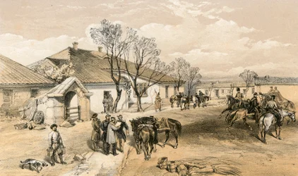 Quartier général de Lord Raglan à Khutor-Karagatch