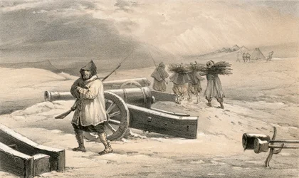 Sentinelle des Zouaves devant Sébastopol