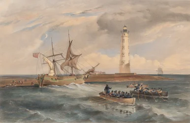 Le phare du cap Chersonèse, vue vers le sud