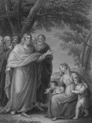Christ et les enfants de Zébédée