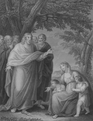 Christ et les enfants de Zébédée, Matthieu 20, versets 20-29