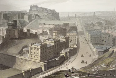Édimbourg, depuis Calton Hill, de 