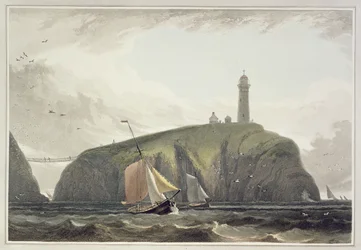 Phare sur le South Stack, Holyhead, de 