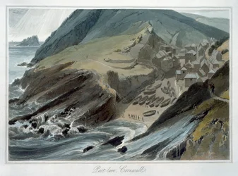 Port Looe, Cornouailles, 1814-1825