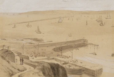 Étude pour un quai à Straddon Point près de Plymouth