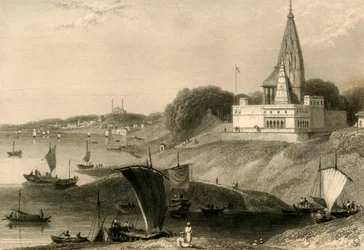 La Pagode Bernar, Bénarès, 1835