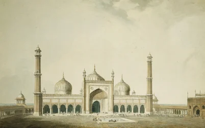 La mosquée Jama, Delhi
