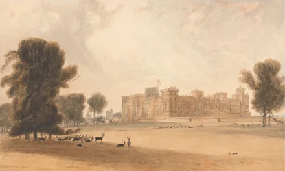 Le château de Windsor vu du sud