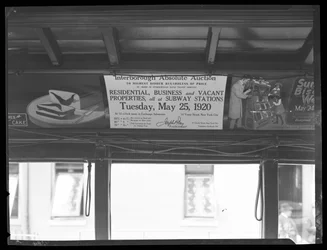 Cartes de voiture, Brooklyn Trolley, 25 mai 1920