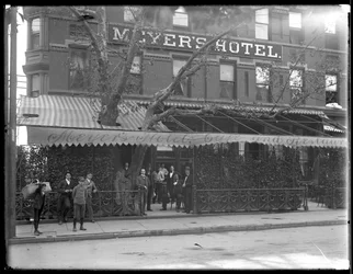 Hôtel Meyer, Hoboken, vers 1910