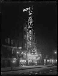 Le théâtre Jefferson, New York, 6 janvier 1917