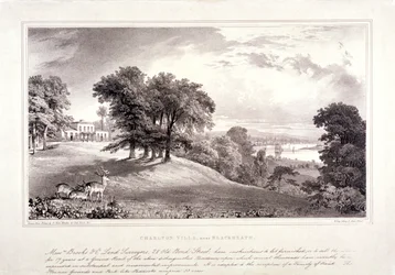 Charlton House près de Blackheath, Greenwich, Londres, vers 1830