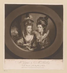 Portrait de Mary Gwyn et Catherine Bunbury