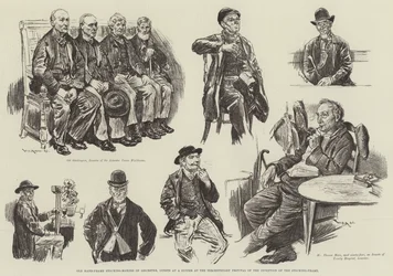 Anciens Fabricants de Bas à Cadre de Leicester, Invités à un Dîner lors du Festival du Tricentenaire de l